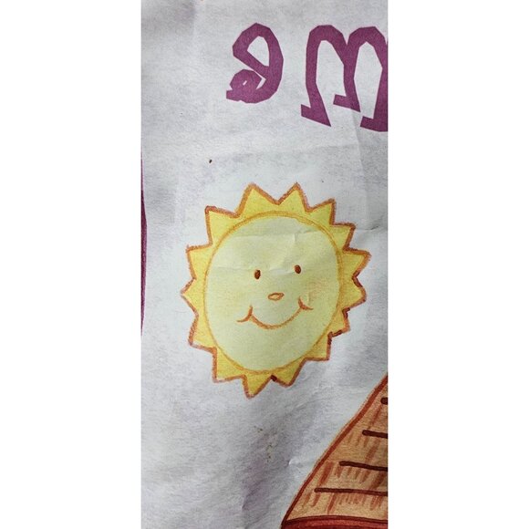 Welcome Home Garden Flag 29x42" Cats & House Design Kitschy 90s Style - Picture 5 of 6